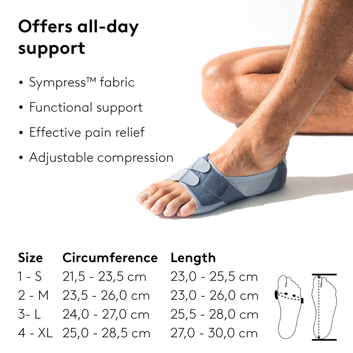 Push med Foot Brace FP - plantar fasciitis foot treatment