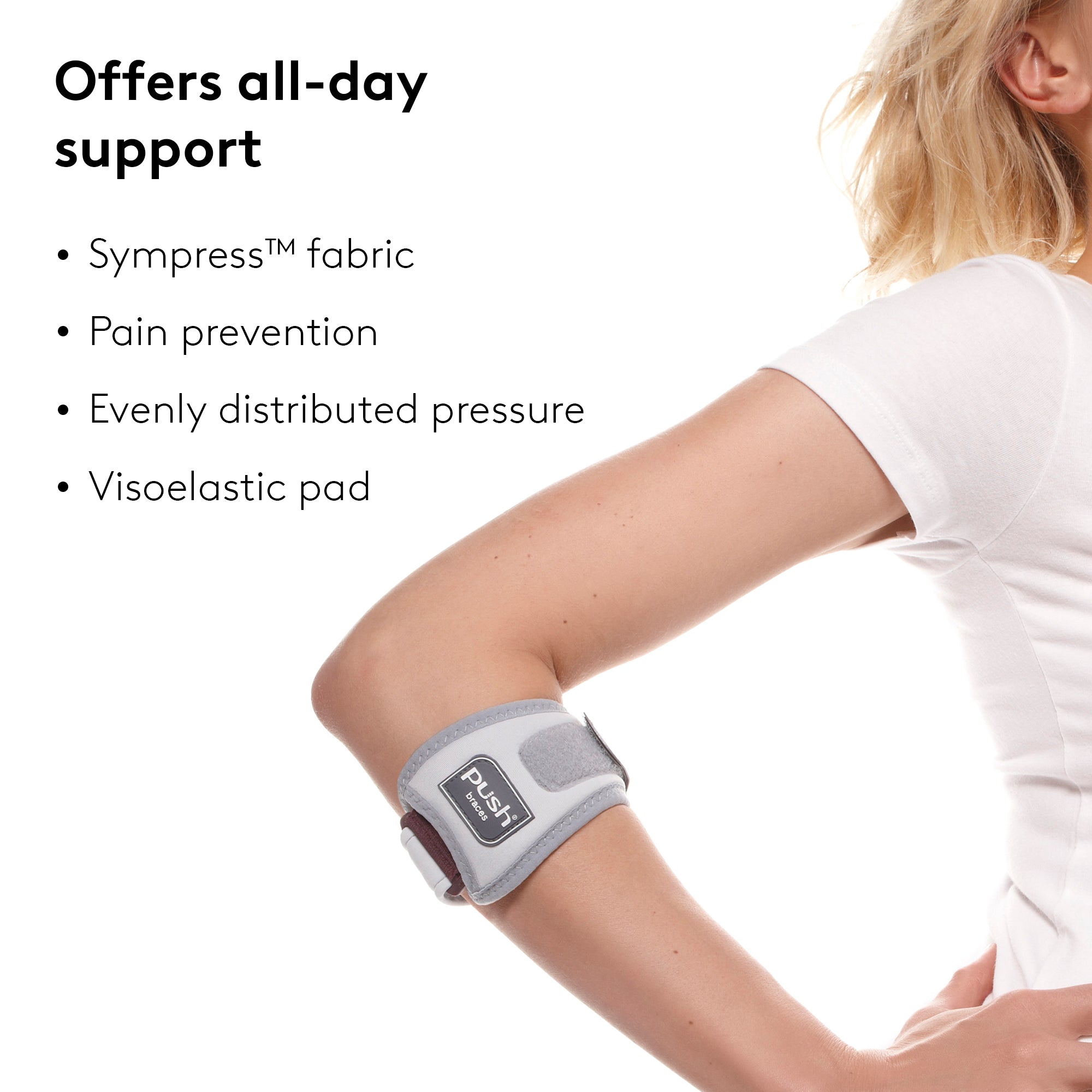 Push Med Elbow Brace Epi – Tennis & Golfer's Elbow Support for