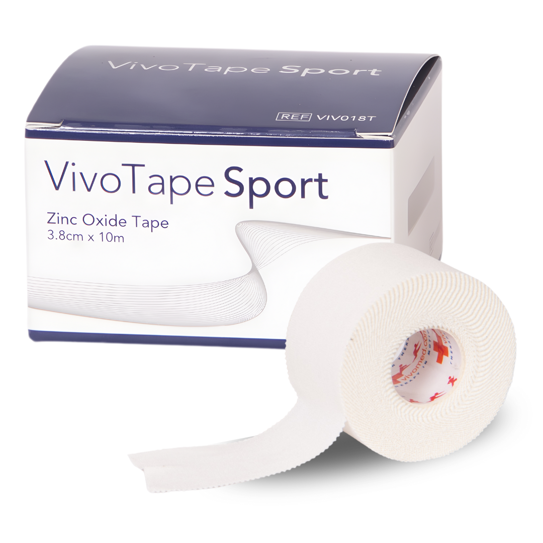 Vivomed Vivo Tape Sport Zinc Oxide heavy-duty rayon adhesive zinc oxide strapping tape