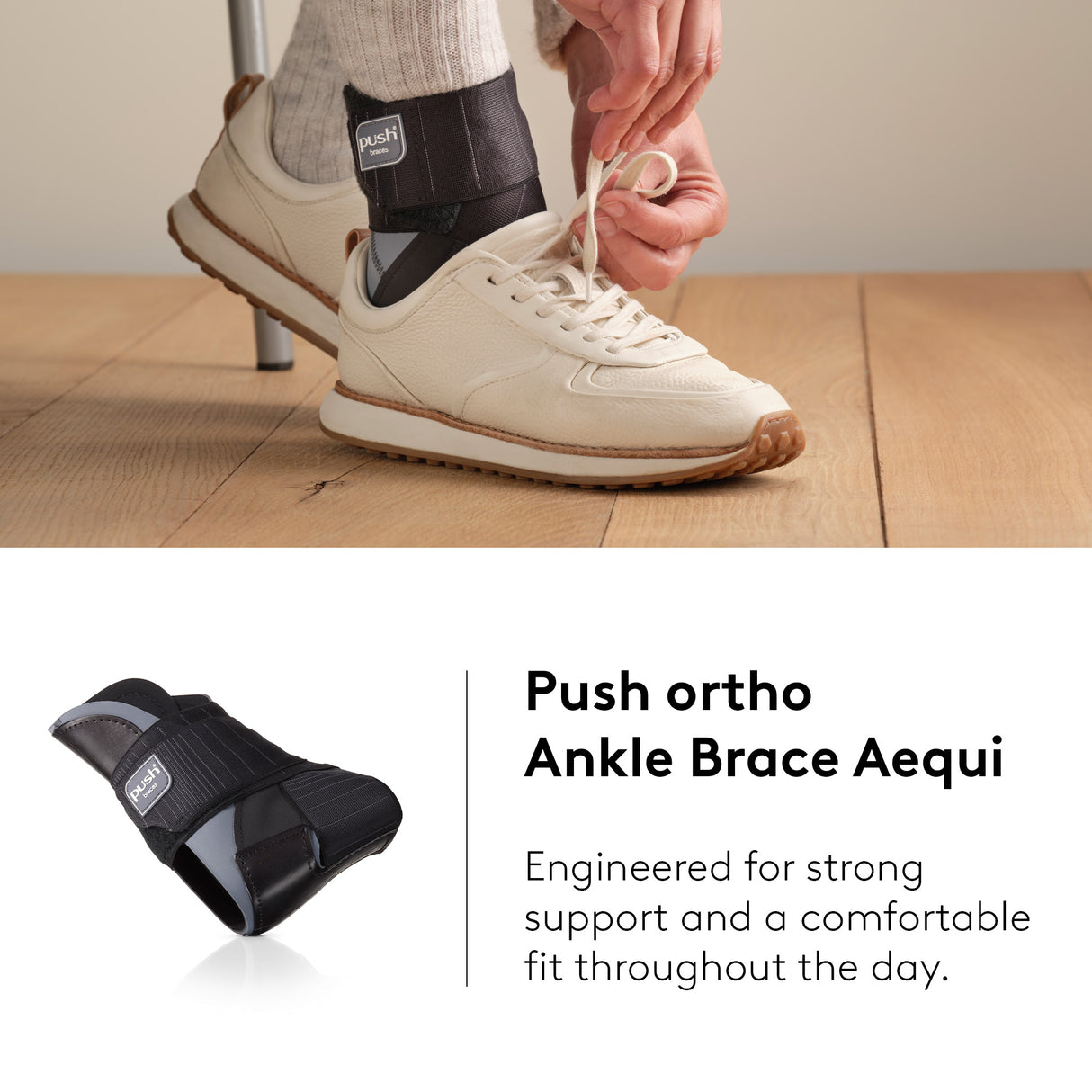 Push Braces Ortho Aequi Ankle Brace