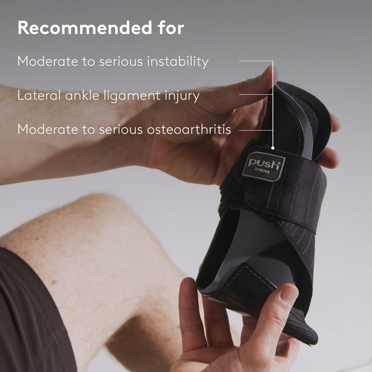 Push Braces Ortho Aequi Ankle Brace