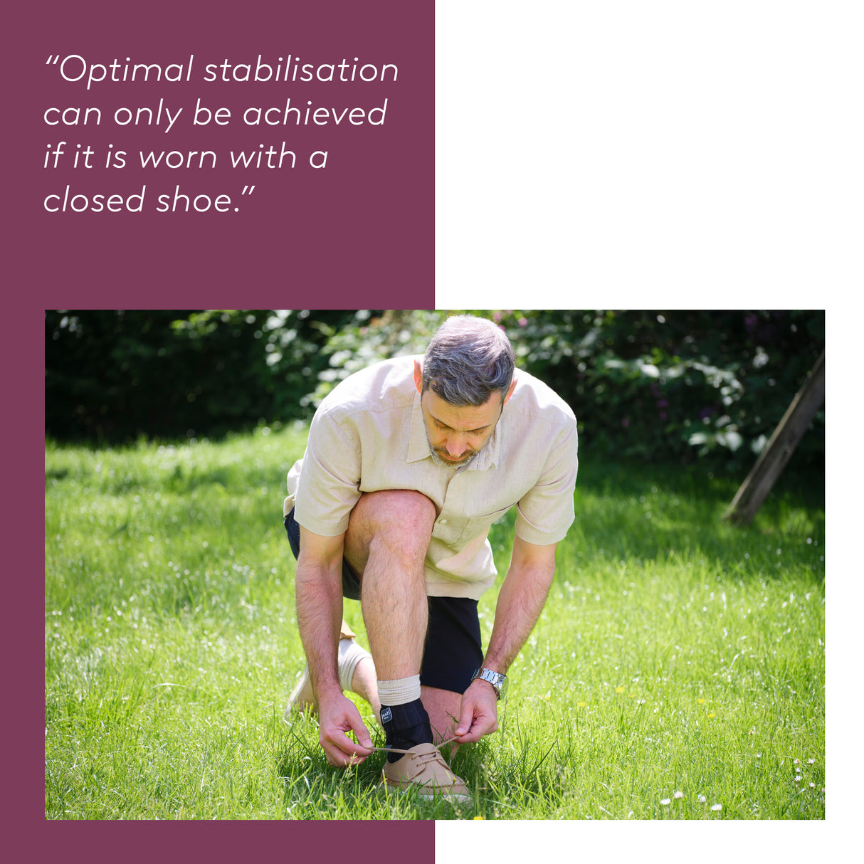 Push Braces Ortho Aequi Ankle Brace