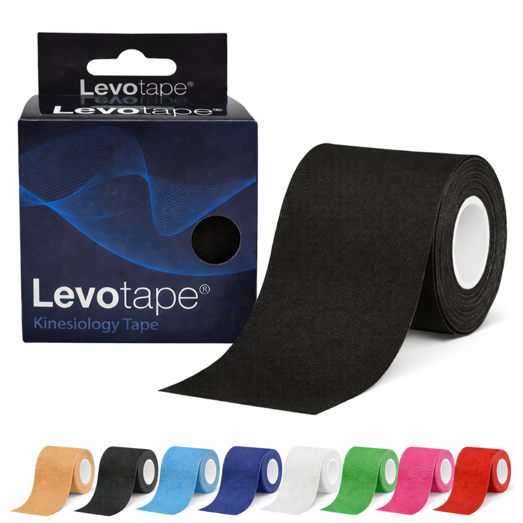 Levotape Kinesiology Tape 5cm x 5m – Sports & Physio Muscle Support (8 Colours)