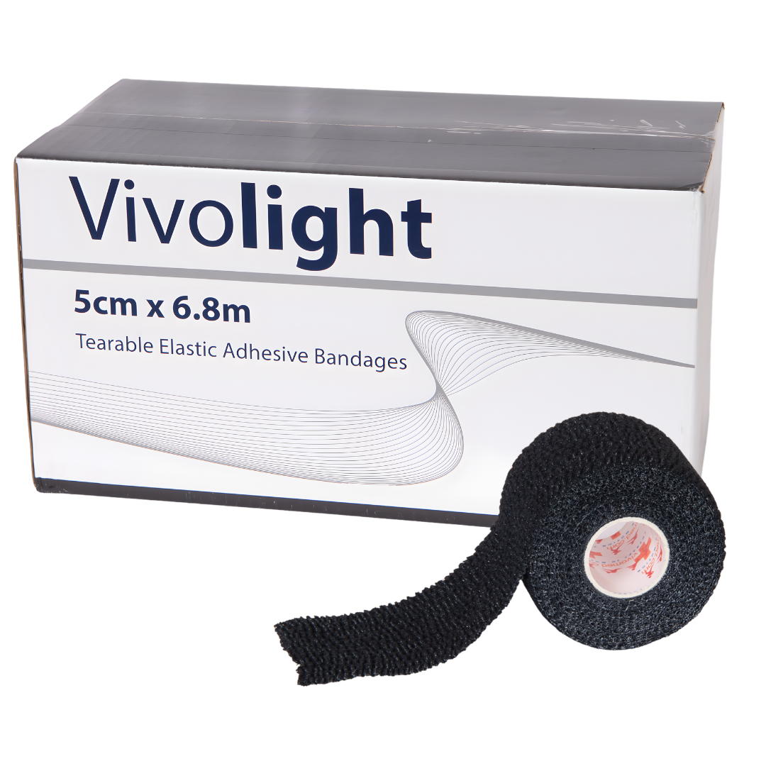 Vivolight Elastic Adhesive Bandage rugby thigh tear light sport tape
