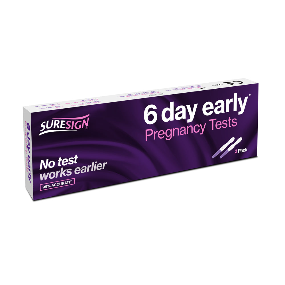 Suresign 6 Day Early Pregnancy Test Kit - Twin Pack