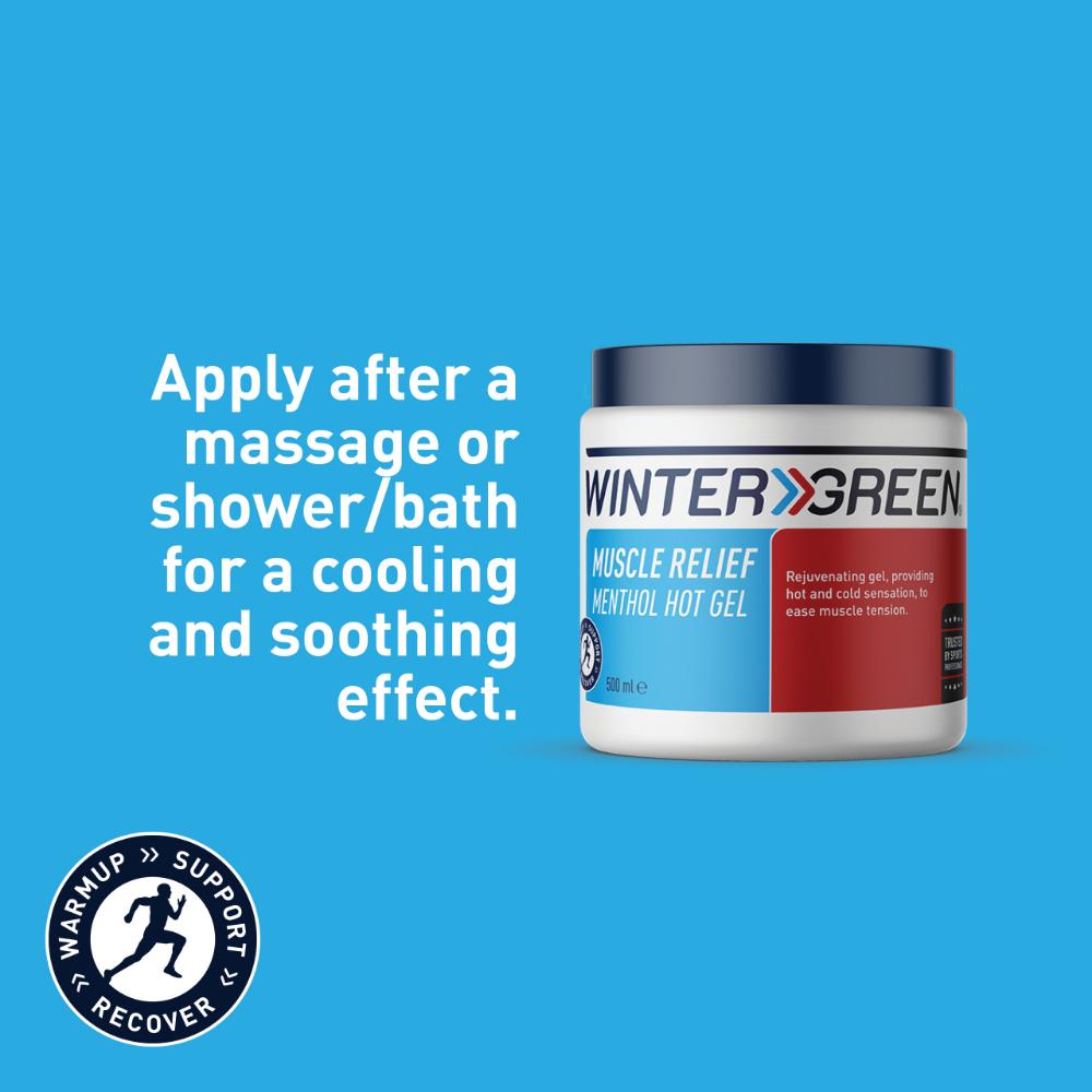 Wintergreen Muscle Relief Menthol Hot Gel