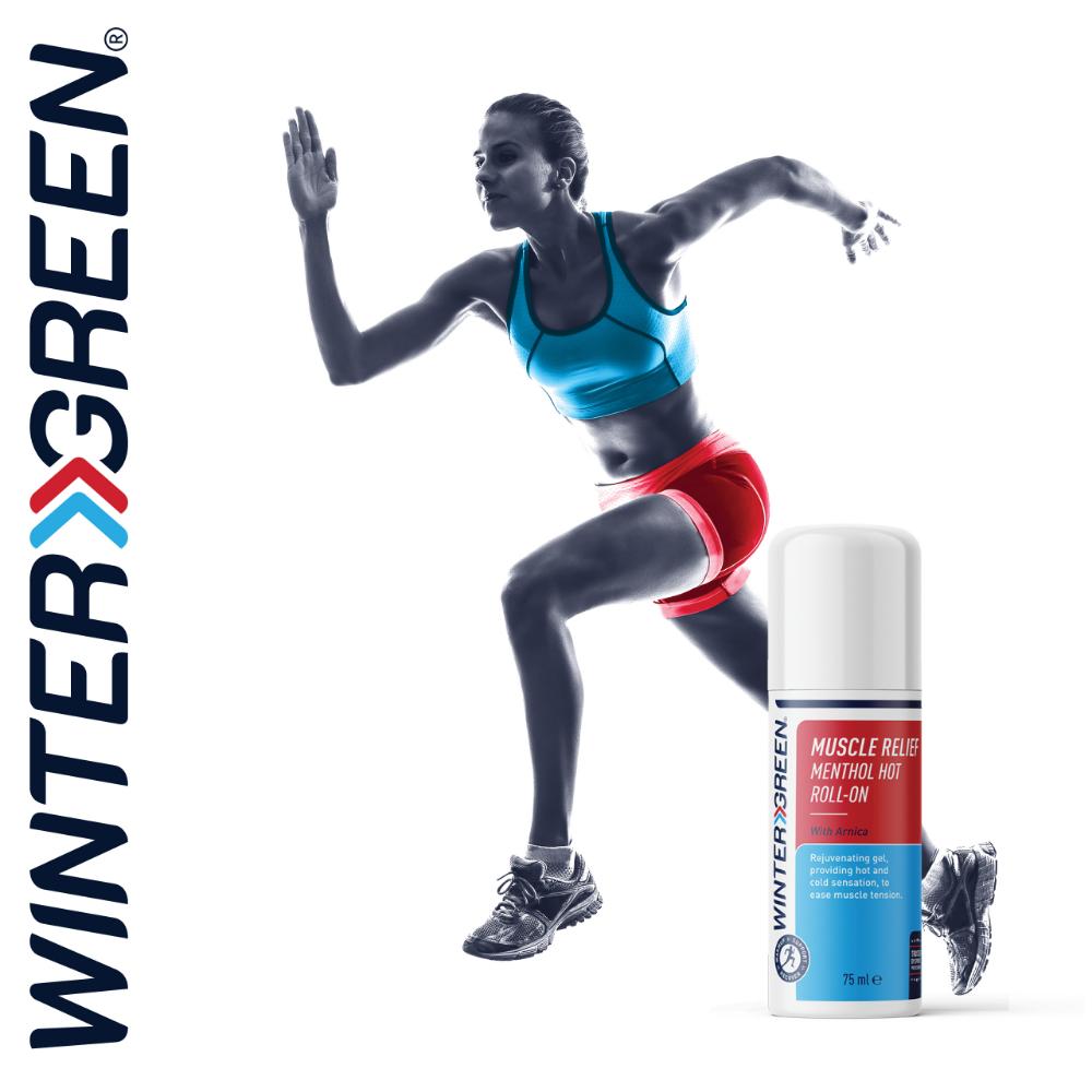 Wintergreen Muscle Relief Menthol Hot Gel Roll-on