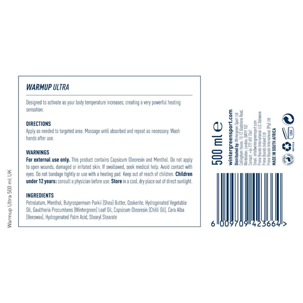 Wintergreen Warmup Ultra