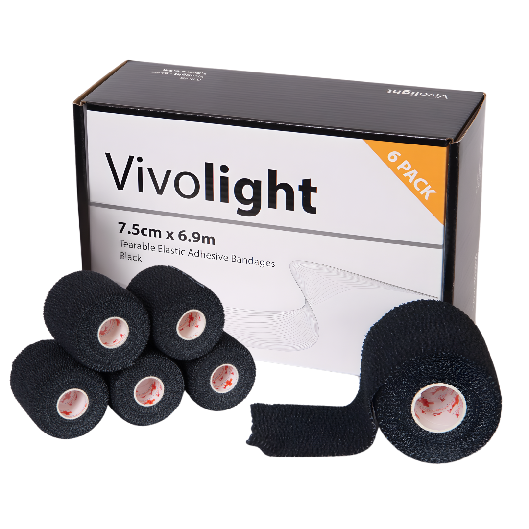 Vivolight Elastic Adhesive Bandage rugby thigh tear light sport tape
