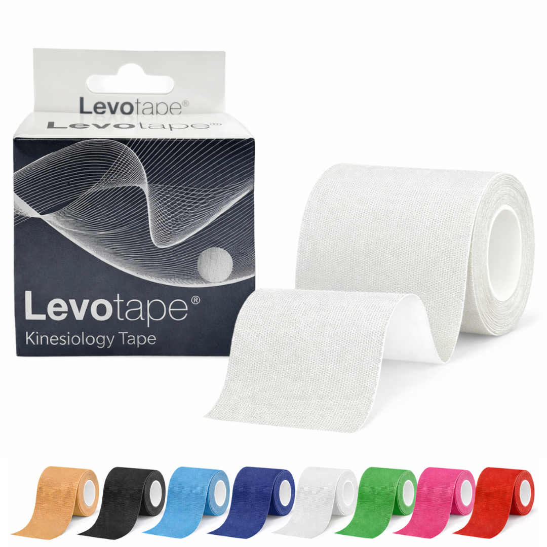 Levotape Kinesiology Tape 5cm x 5m – Sports & Physio Muscle Support (8 Colours)