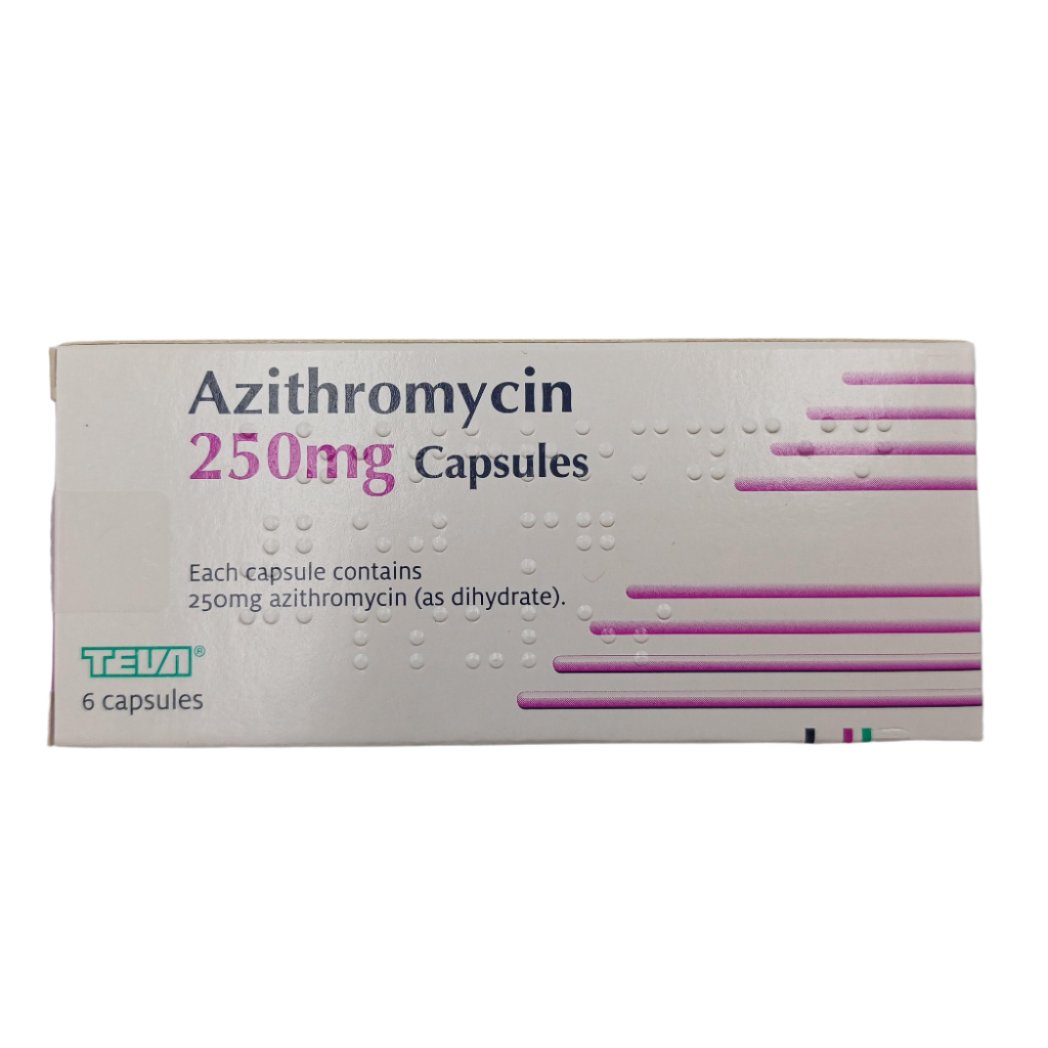 AZITHROMYCIN CAP 250MG (6)