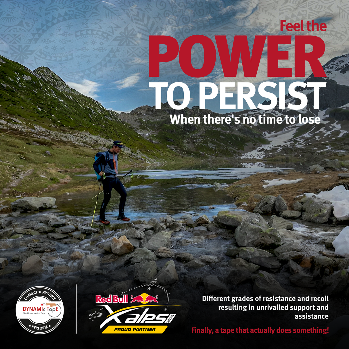 Dynamic Tape Red Bull X-Alps