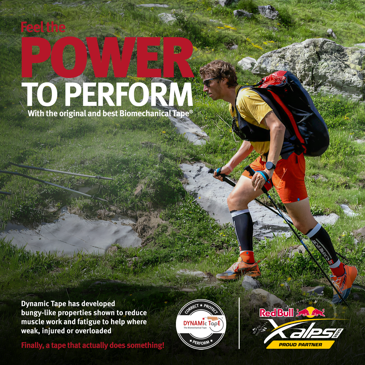 Dynamic Tape Red Bull X-Alps