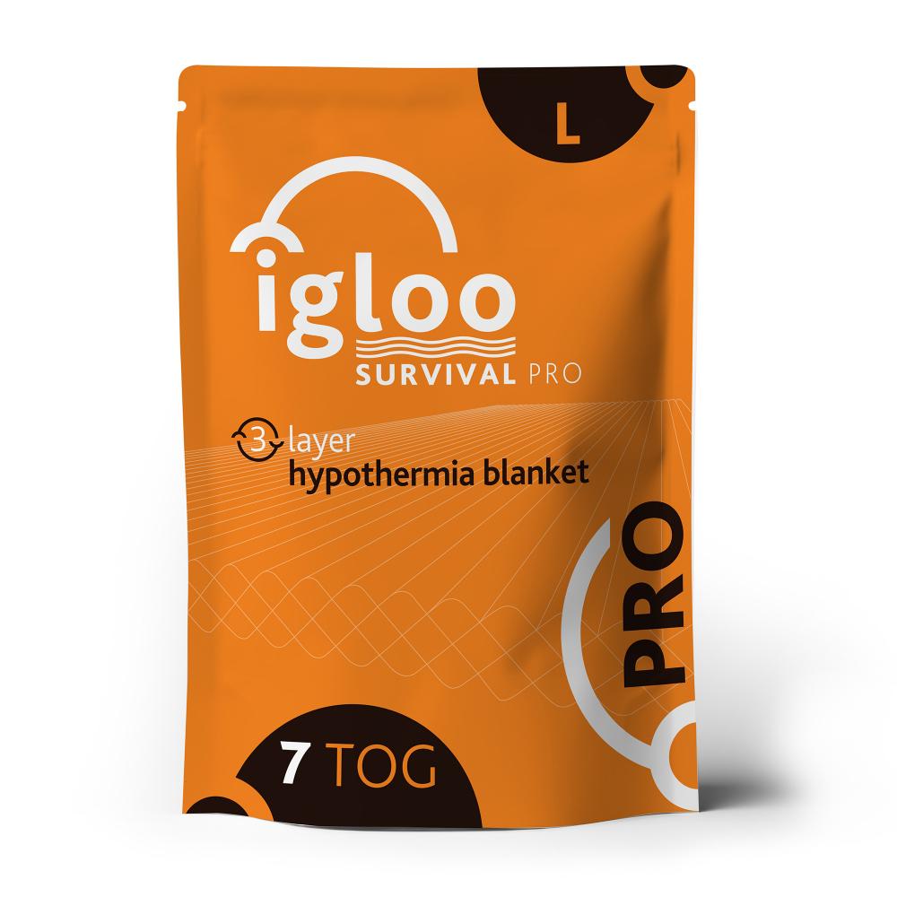 Igloo Pro Hypothermia Blanket - Large - Emergency Orange