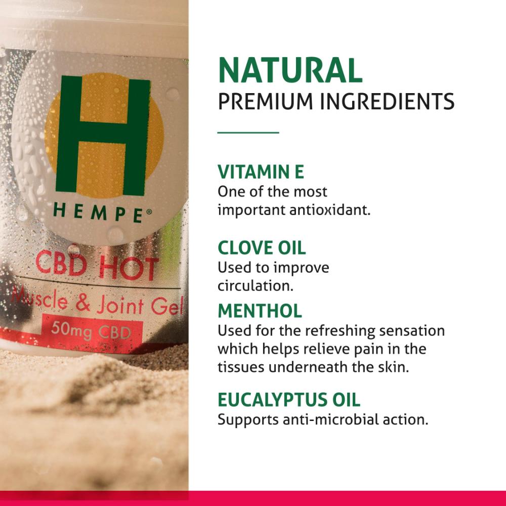 HEMPE Hot Muscle & Joint Gel 50ml