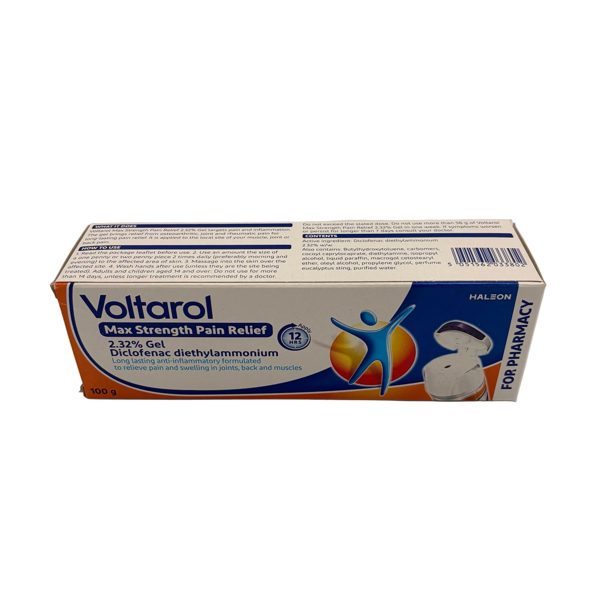 VOLTAROL 12HOUR 2% FLIP TOP (100G)