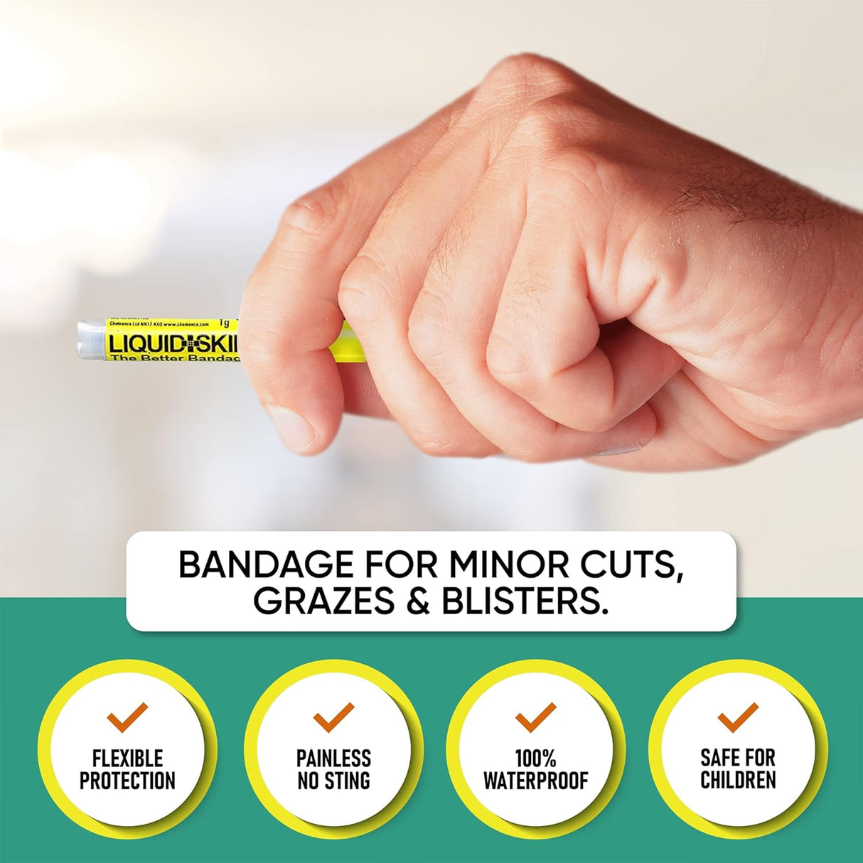 LiquidSkin® – Liquid bandage for minor cuts and blisters