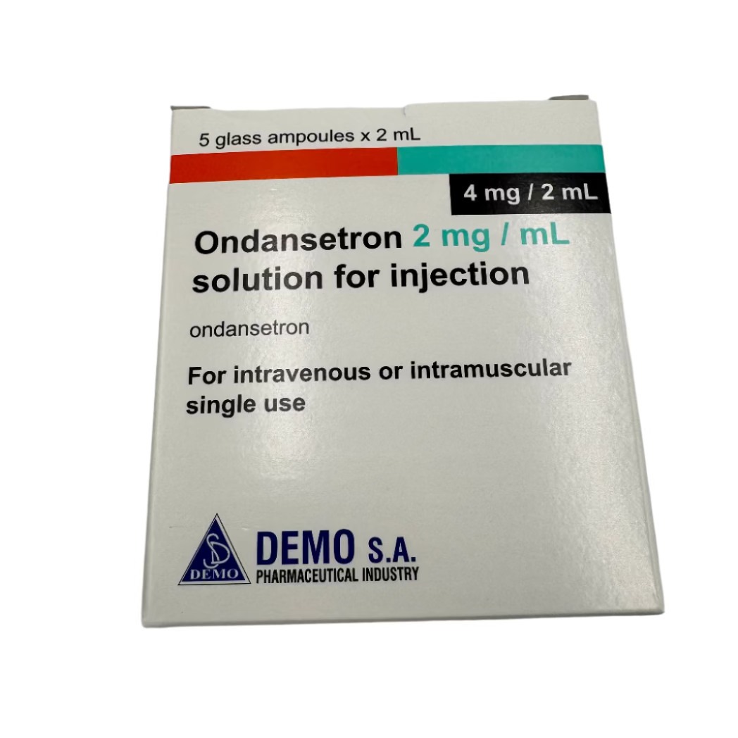 ONDANSETRON 4MG/2ML SOL INJ AMP (5)