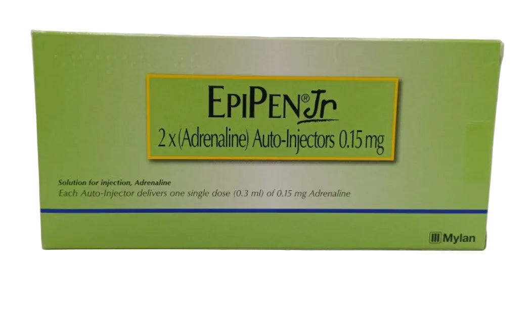 EPIPEN JR TWIN PACK AUTO-INJ 0.15MG ADRENAL 1:2000 (2)