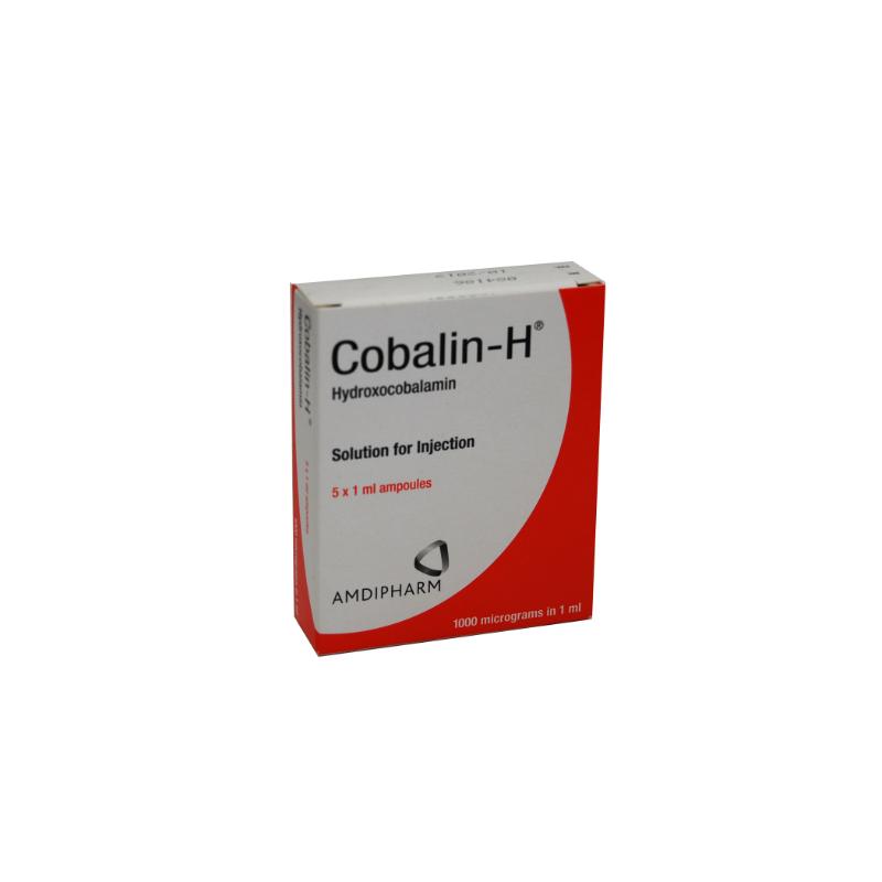 COBALIN-H (hydroxocobalamin) INJ 1000MCG (5)