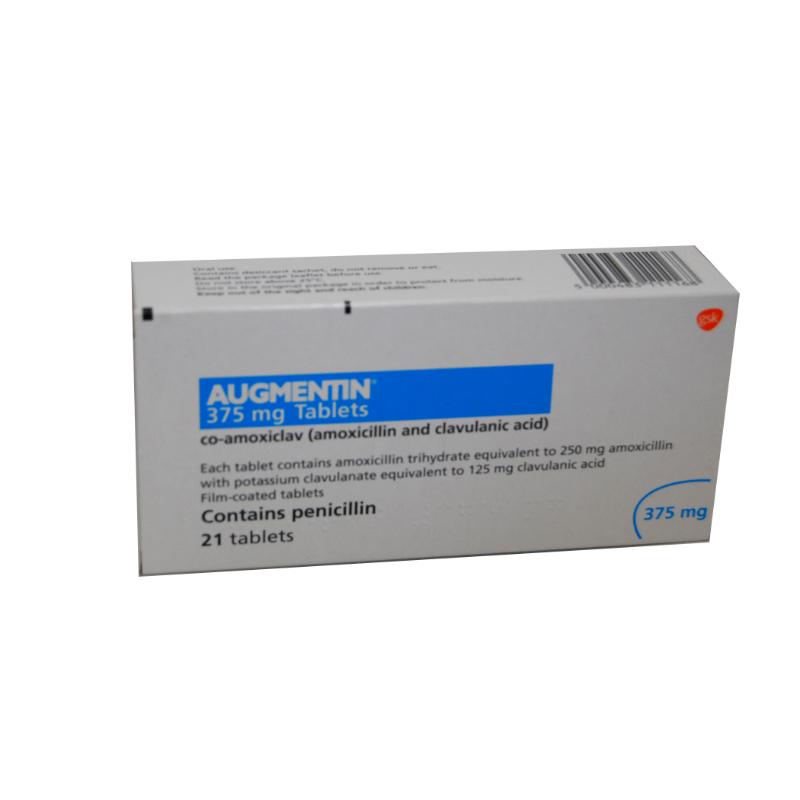 AUGMENTIN (co-amoxiclav) TAB 375MG (21)
