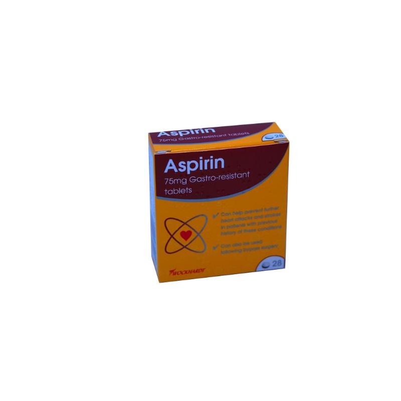 ASPIRIN E/C TAB 75MG (28)