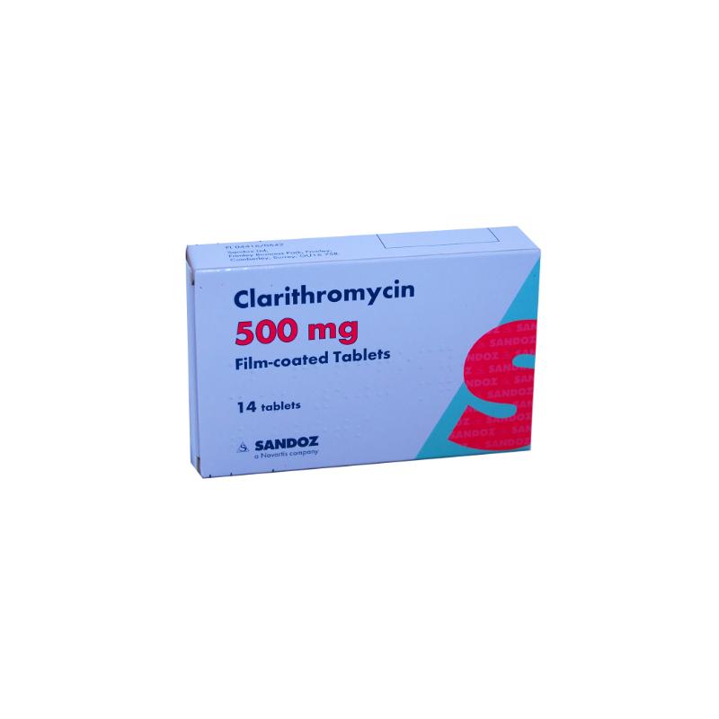 CLARITHROMYCIN TAB 500MG (14)