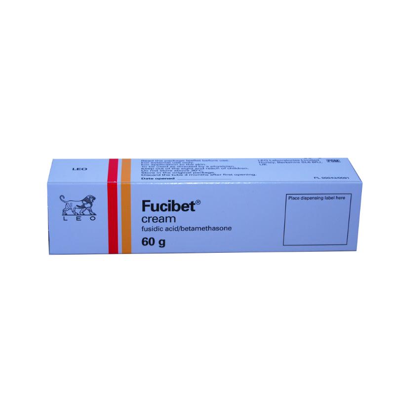 FUCIBET (betamethasone valerate, fusidic acid) CREAM (60g)