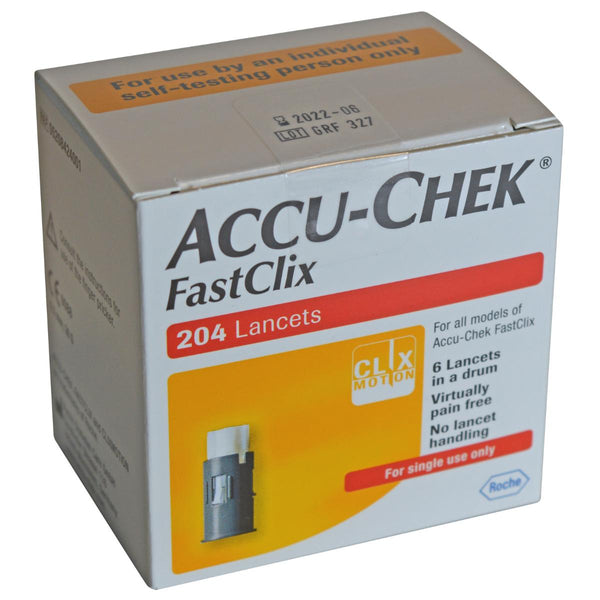 ACCU-CHEK FASTCLIX LANCETS 0.3MM 30G (204)