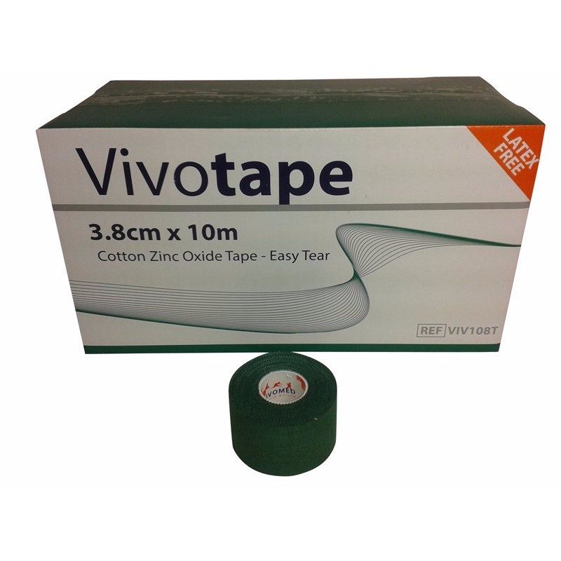 Vivomed Vivotape Zinc Oxide Tape - Coloured Sock Tape - 6 colours available