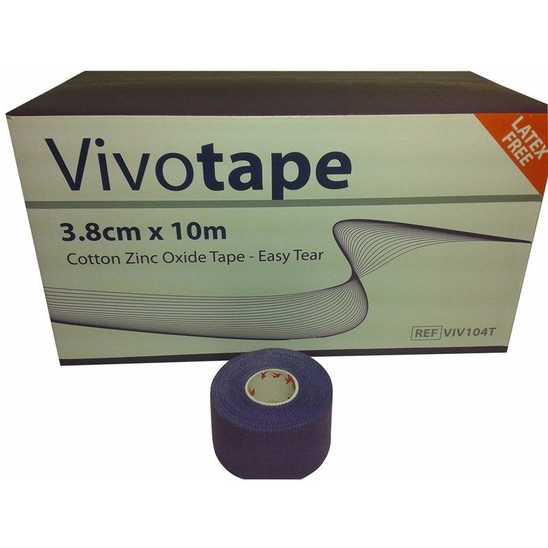 Vivomed Vivotape Zinc Oxide Tape - Coloured Sock Tape - 6 colours available