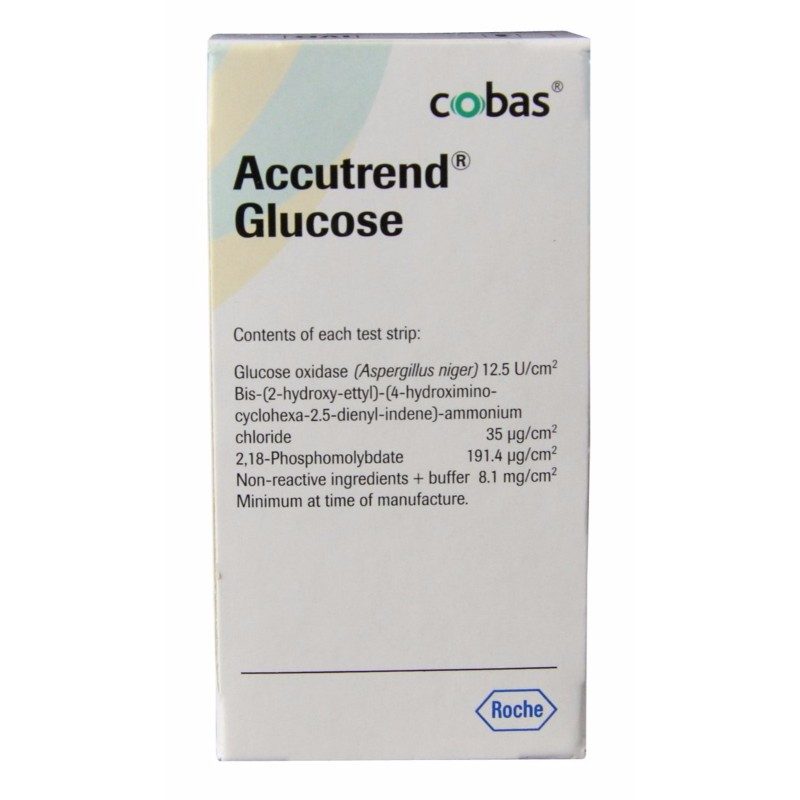 Roche Accutrend Glucose Test Strips