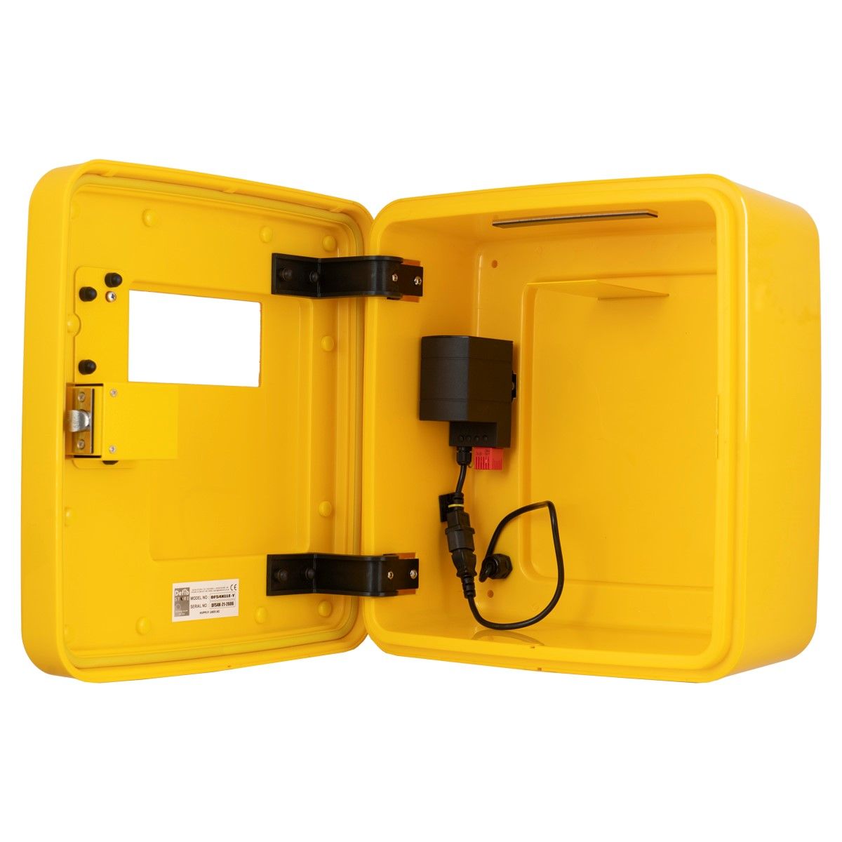 Vivomed Outdoor AED Cabinet – Polycarbonate Defibrillator Cabinet with Keypad Lock, Heater & LED Light