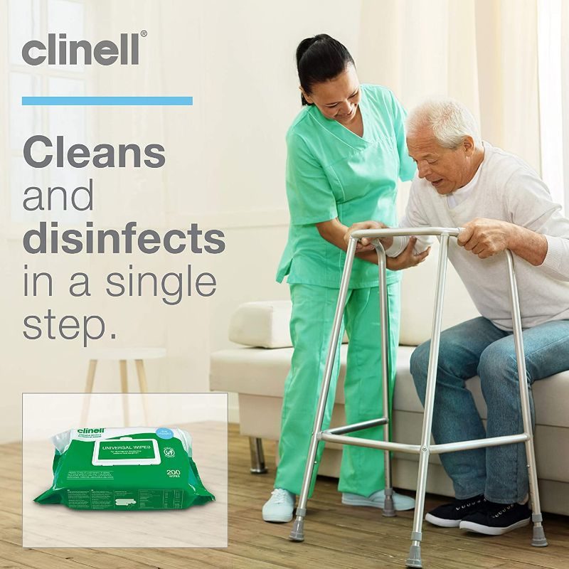 Clinell Universal Sanitising Wipes - pack of 200