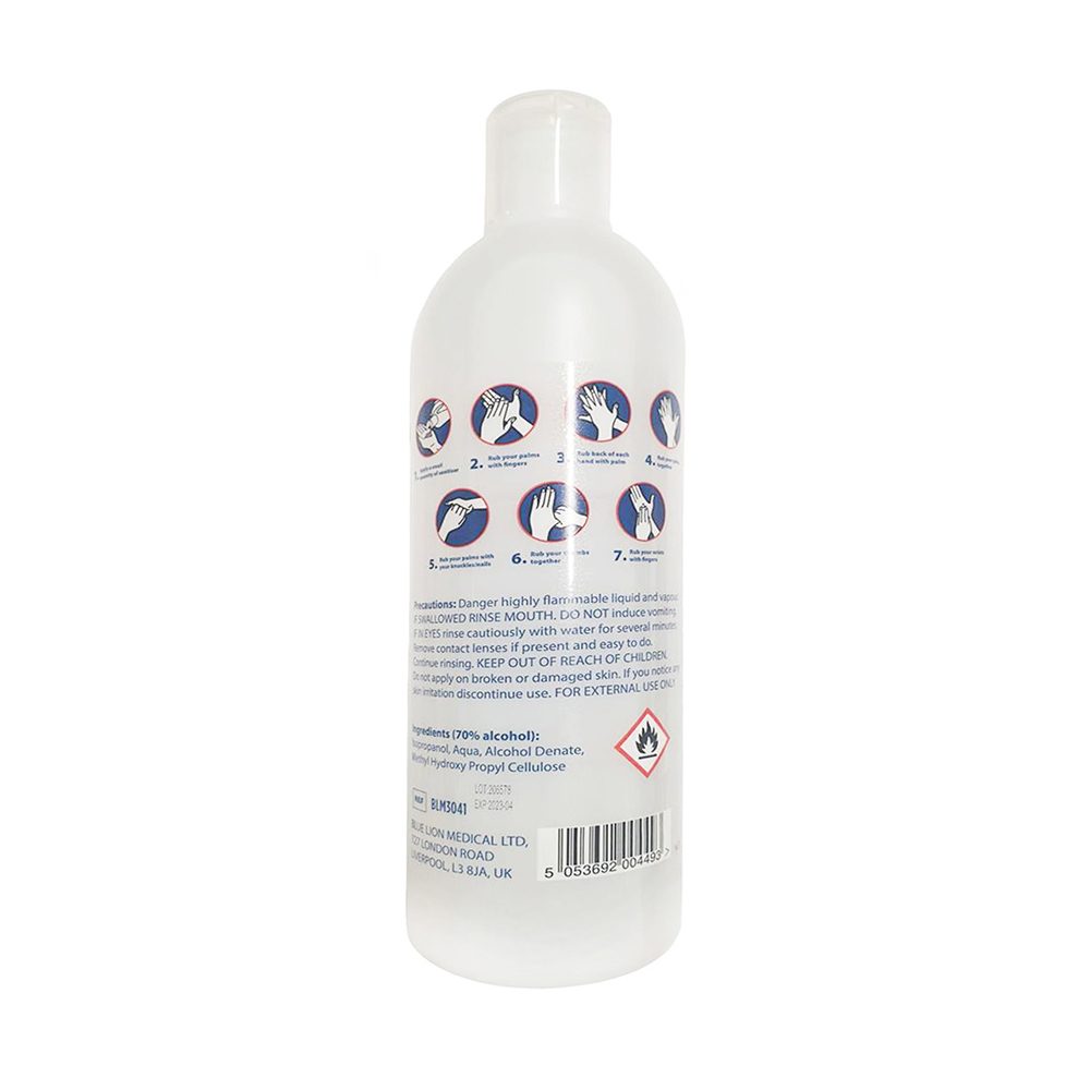 Blue Lion Hand Sanitiser 400ml - 70% alcohol