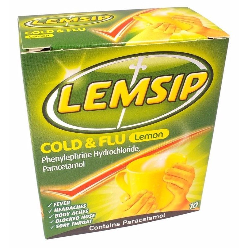 Lemsip Cold & Flu sachets (10)