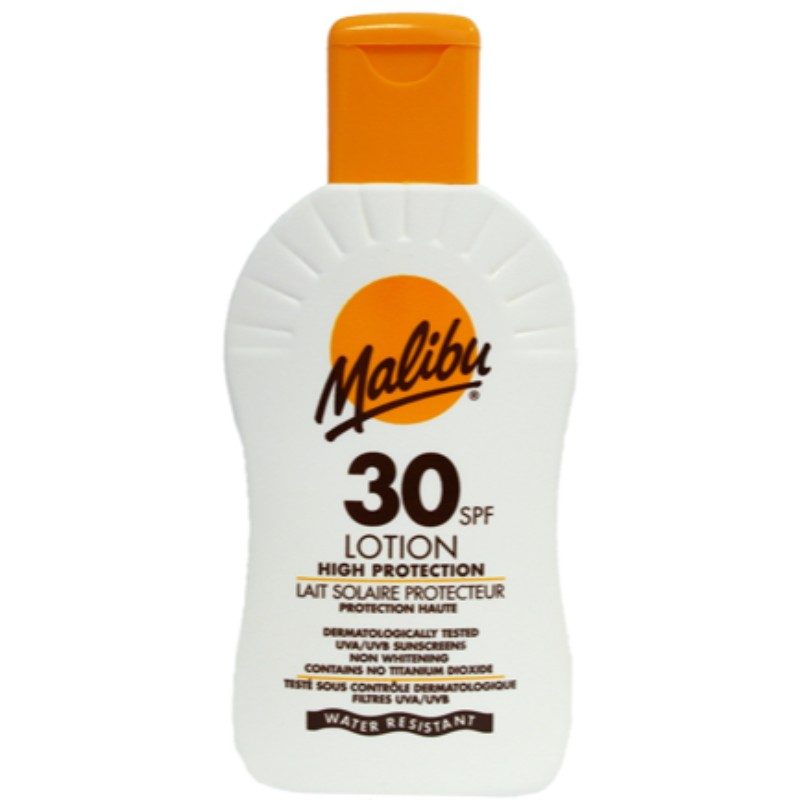 Malibu SPF30 Sunscreen / Suntan Lotion - 200ml