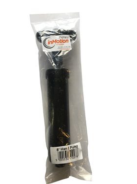 8" hand pump with needle for inflating footballs, basketballs etc