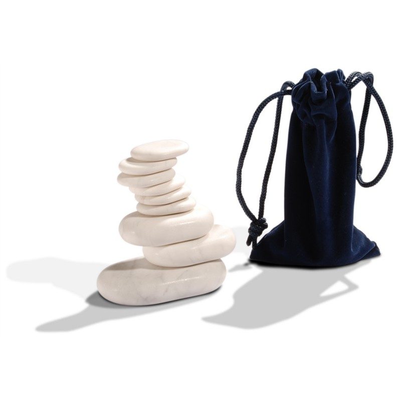 Therapy in Motion Marble cold stone massage set - 9 pieces