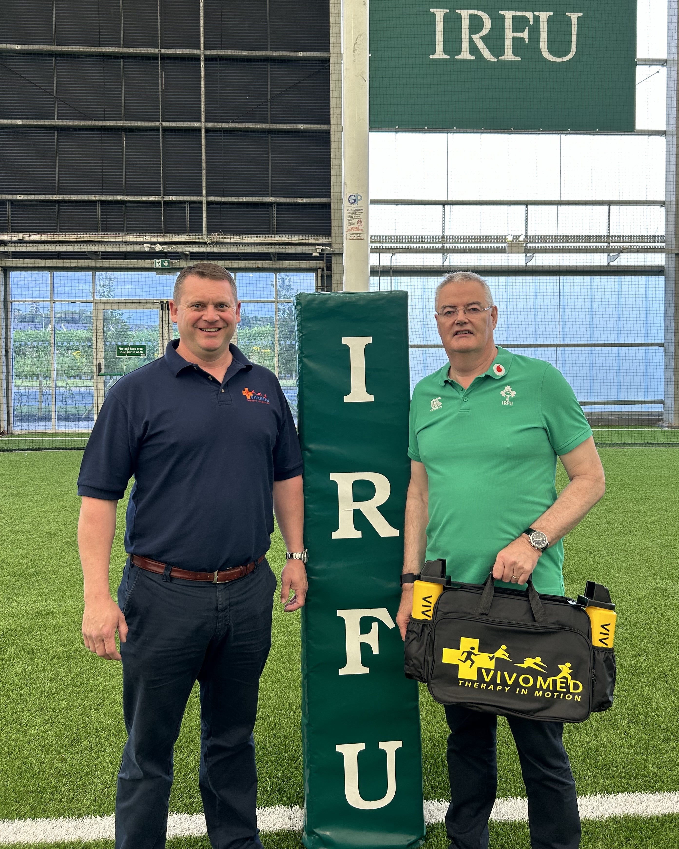 Vivomed renew their contract as the Official Medical Supplier to the The Irish Rugby Football Union (IRFU)