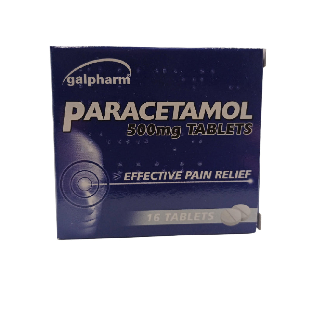 PARACETAMOL TABLETS/CAPLETS 500MG (16)