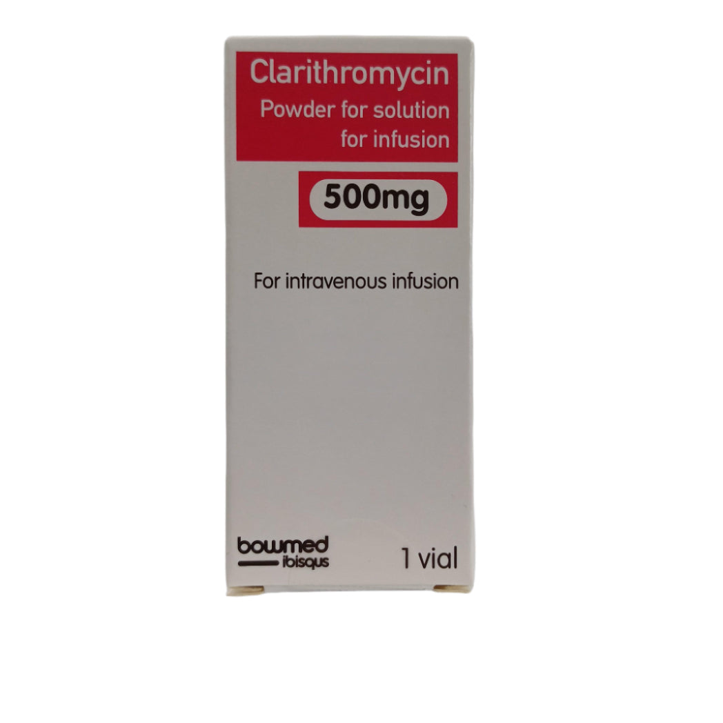 CLARITHROMYCIN PDR INF VIAL 500MG (1)