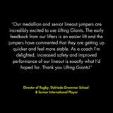 Lifting Giants Rugby Lineout Lifting Blocks and Vivolight Taping Bundle