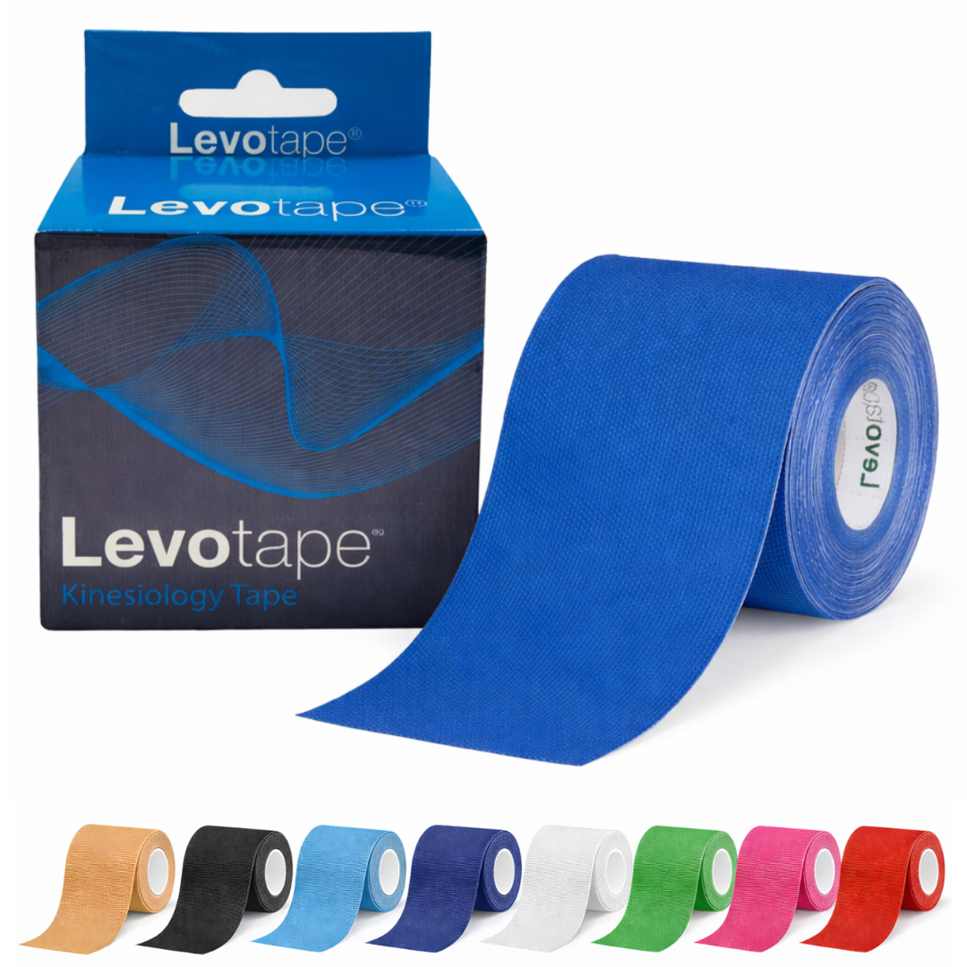 Levotape Kinesiology Tape 5cm x 5m – Sports & Physio Muscle Support (8 Colours)