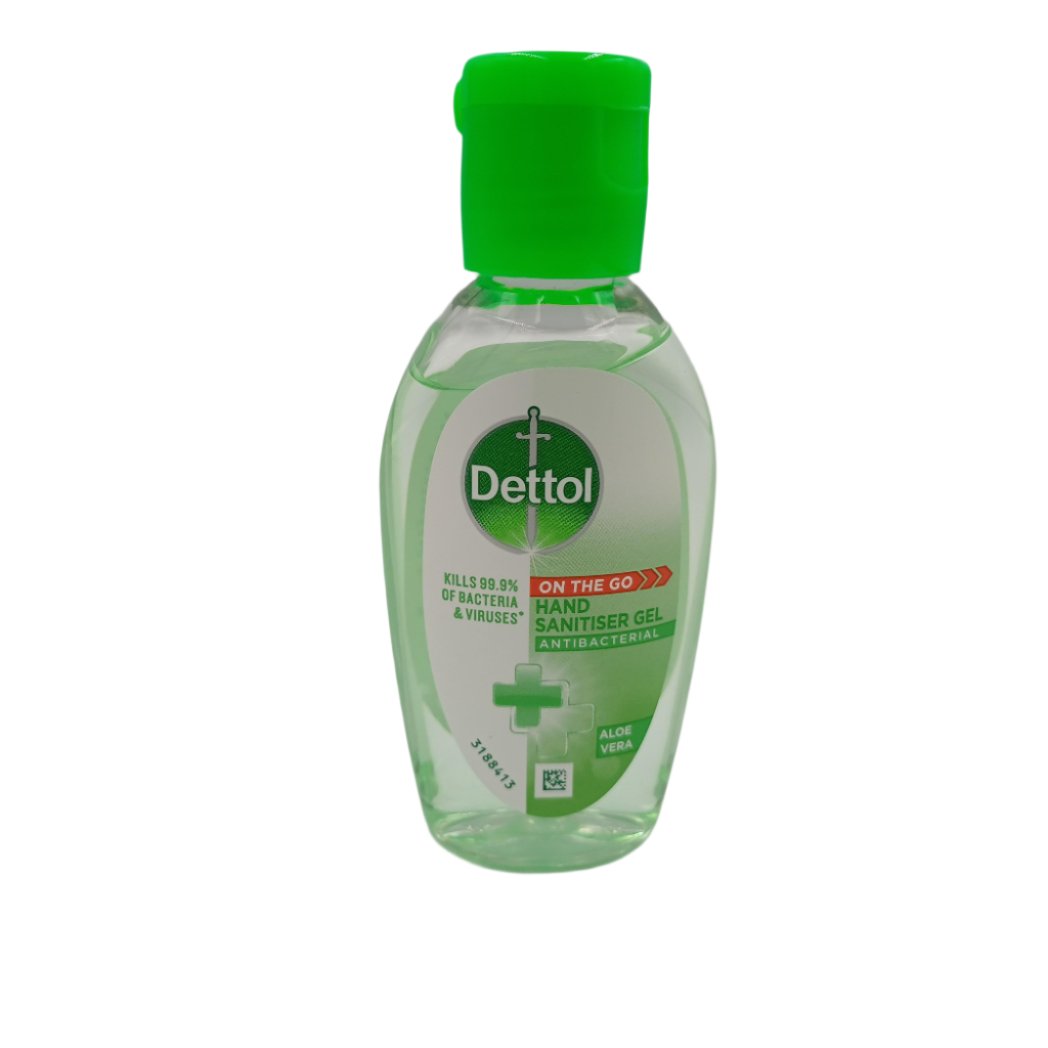 DETTOL HAND HYGINE GEL WITH ALOE VERA (50ML)