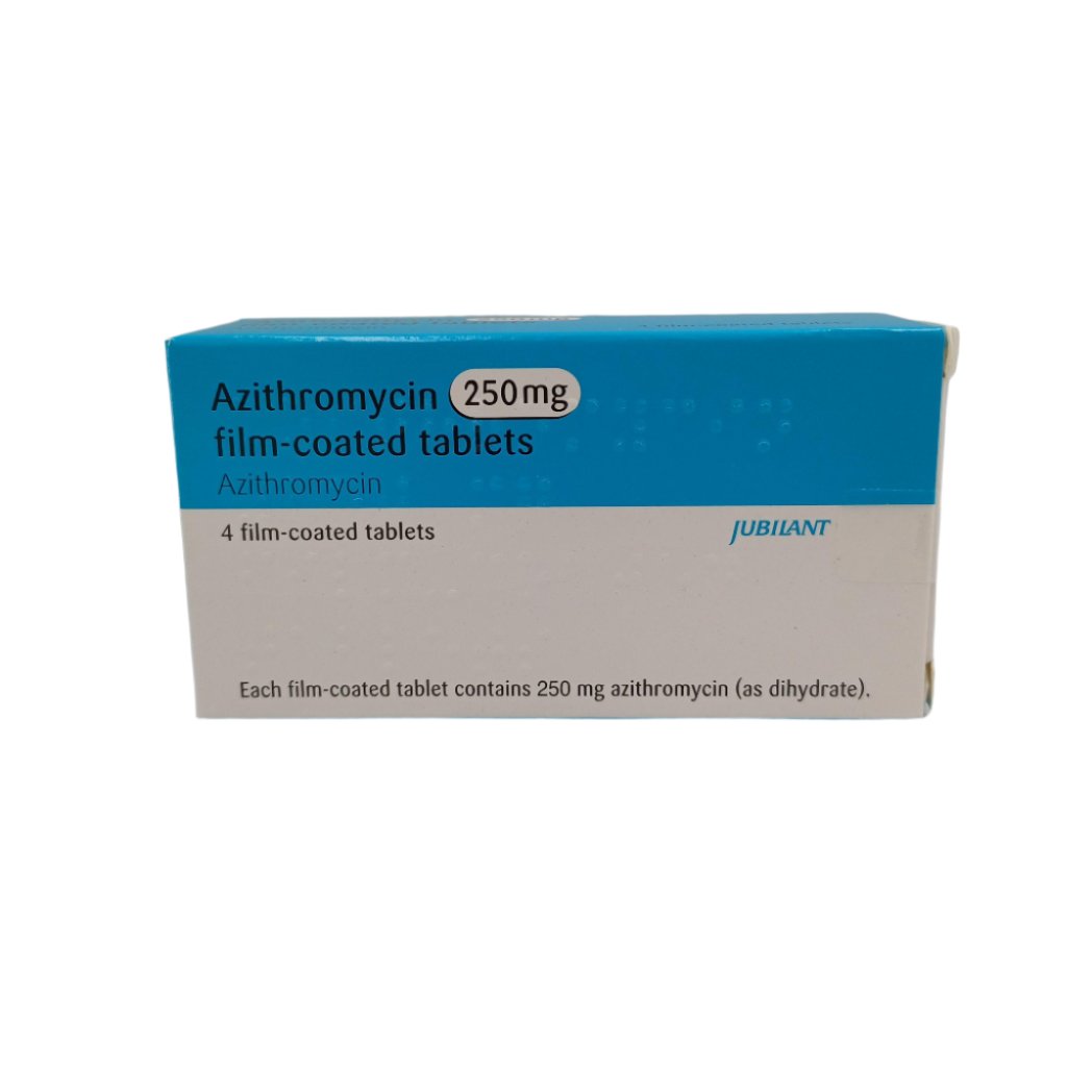 AZITHROMYCIN TAB 250MG (4)