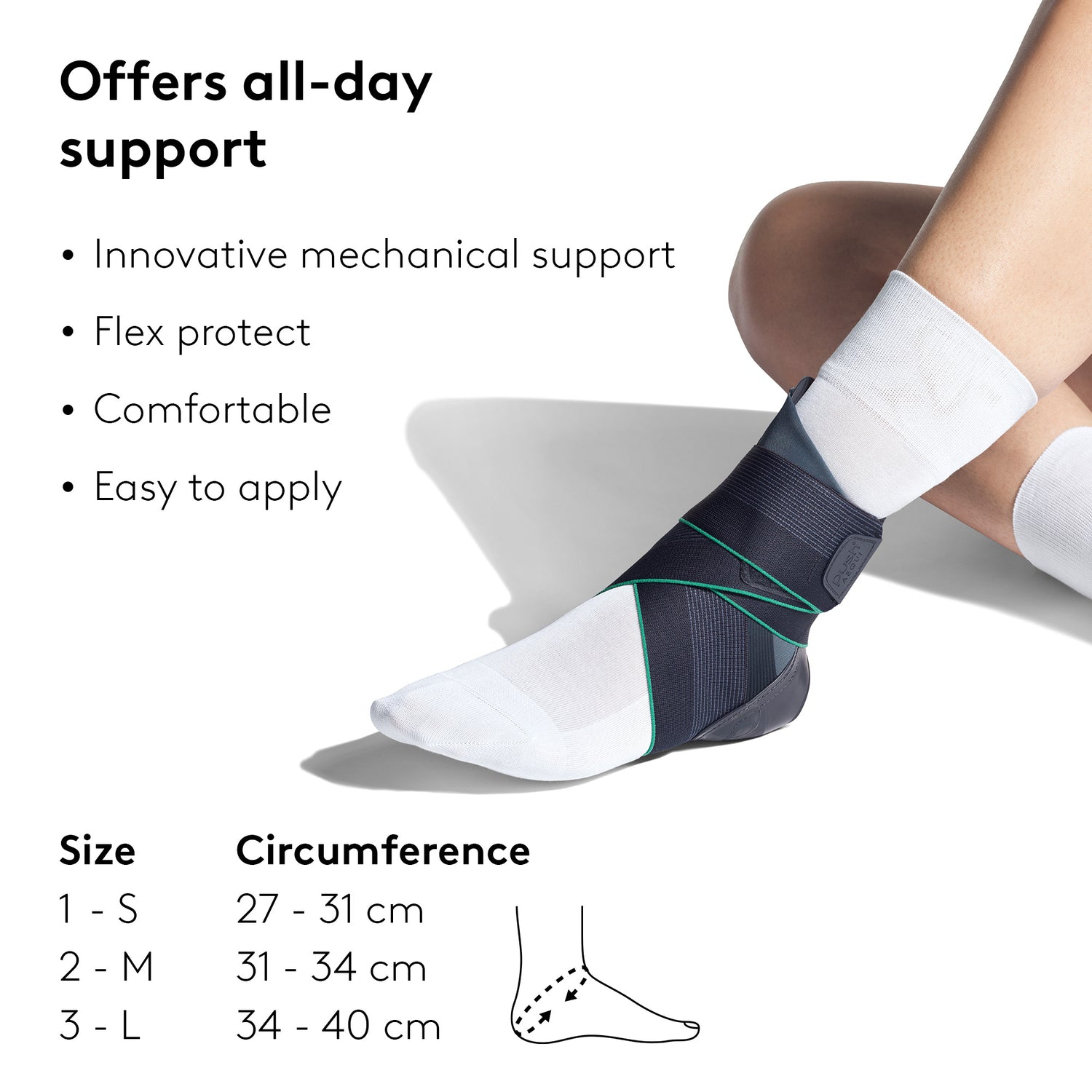 NEW Push Braces Med Aequi Flex Ankle Brace