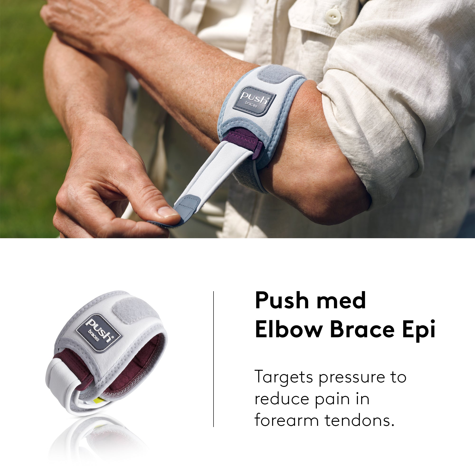 Push Med Elbow Brace Epi – Tennis & Golfer's Elbow Support for