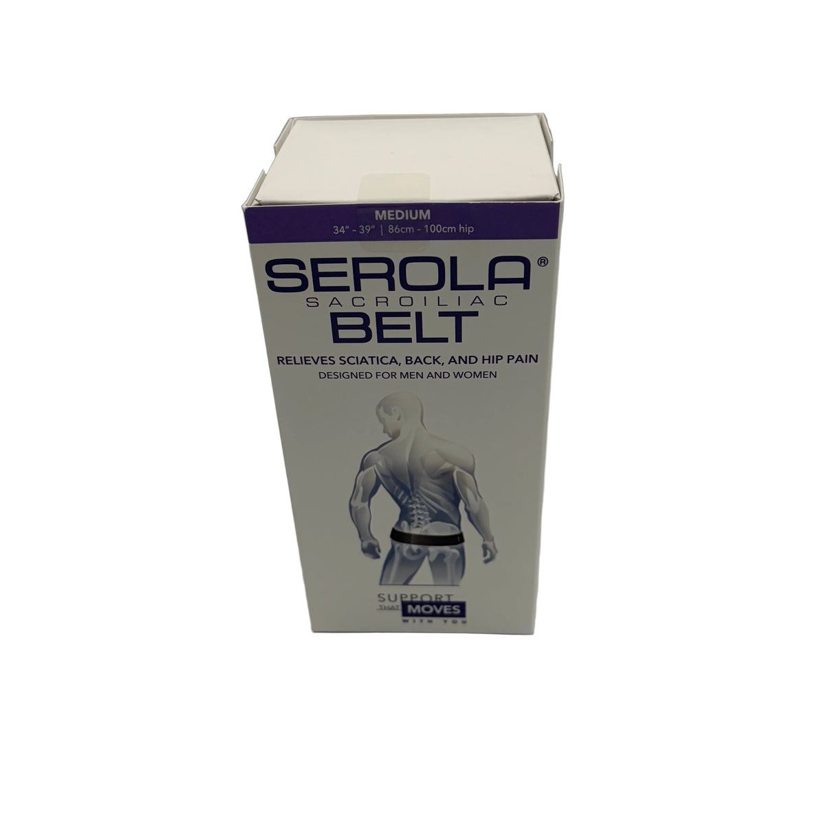 Serola Biomechanics Sacroiliac (SI) Belt – Pelvic & Lower Back Support Brace for SI Joint Pain Relief