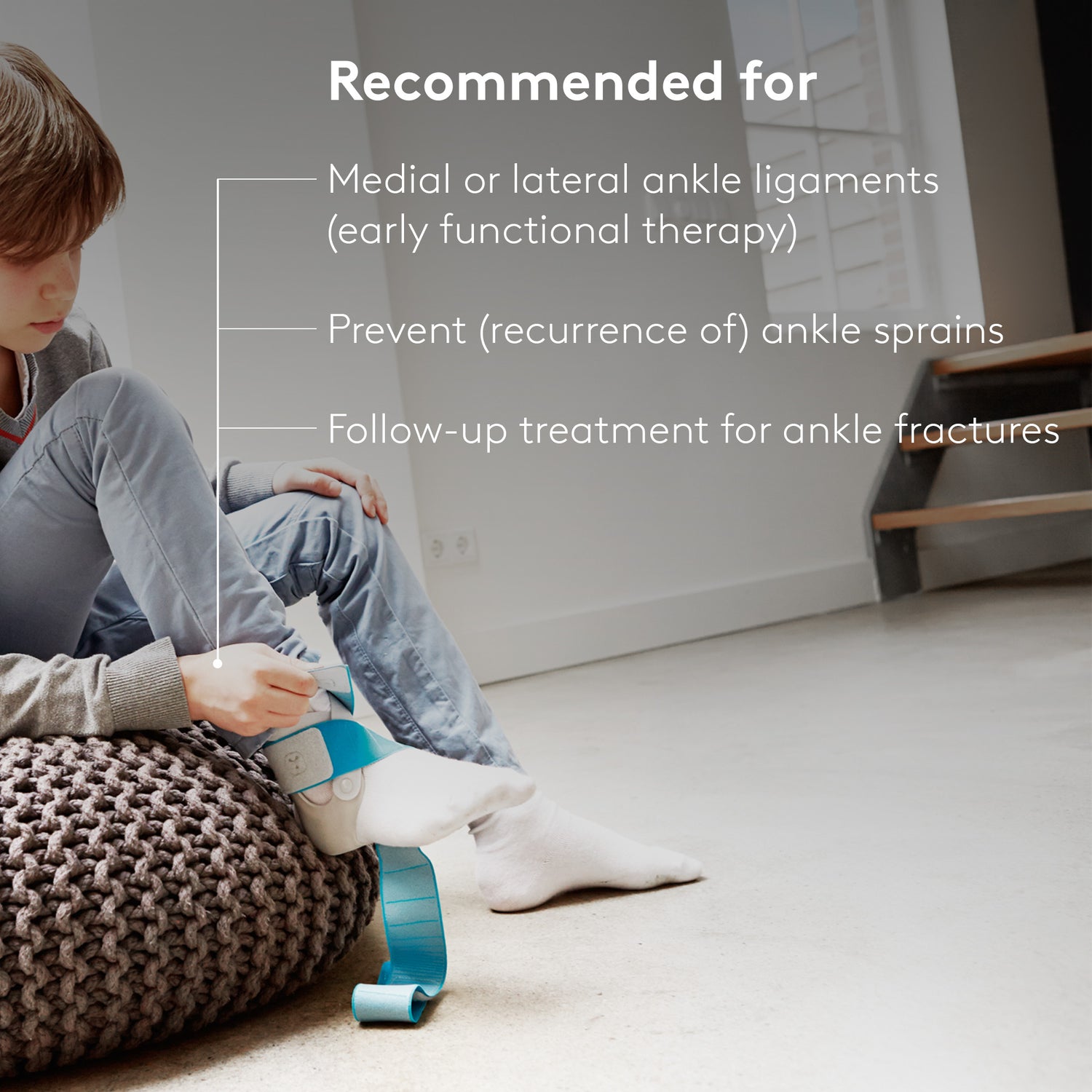 Push Braces Ortho Aequi Ankle Brace Junior / paediatric ankle support